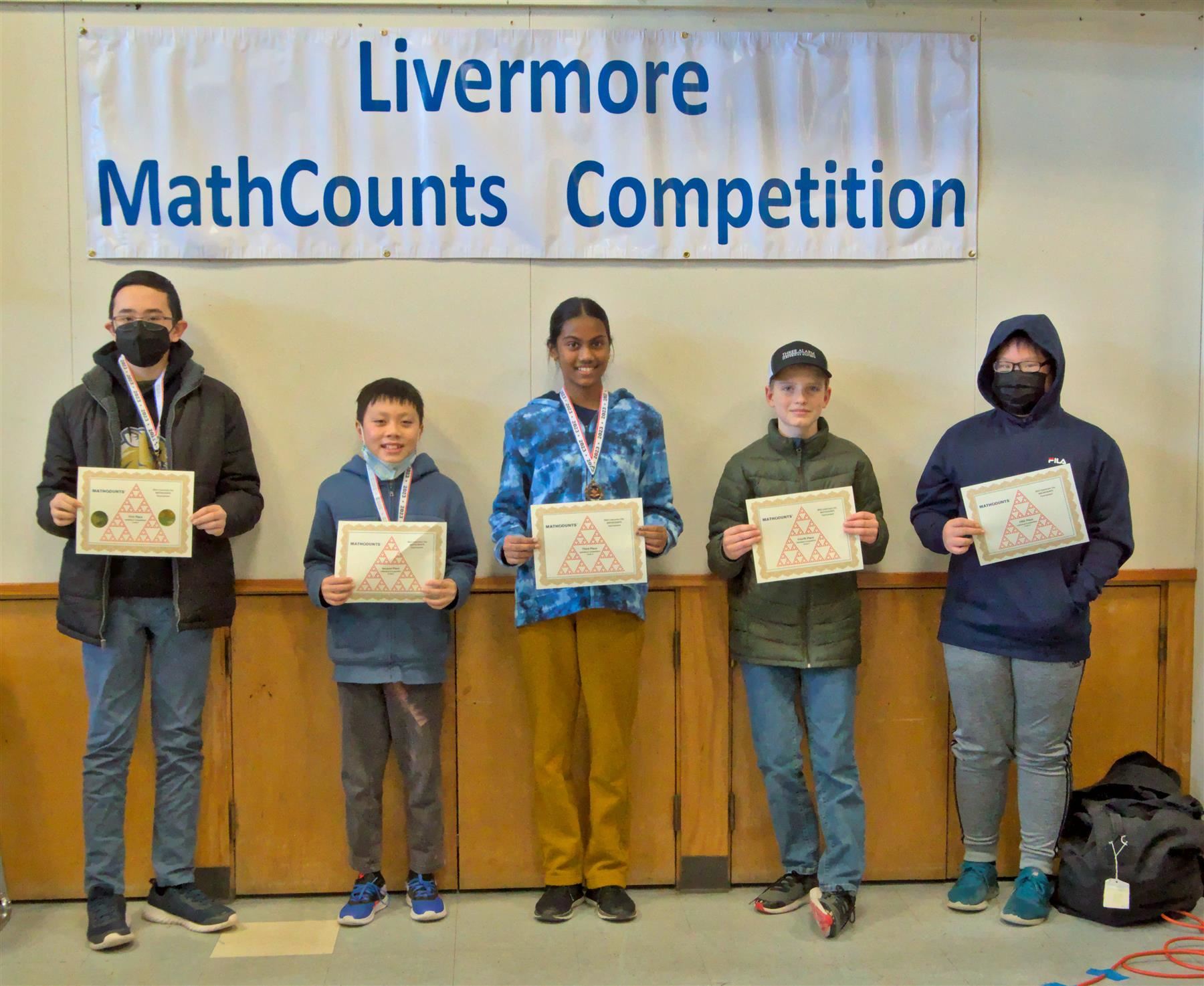 6th Grade MathCounts Finalists
